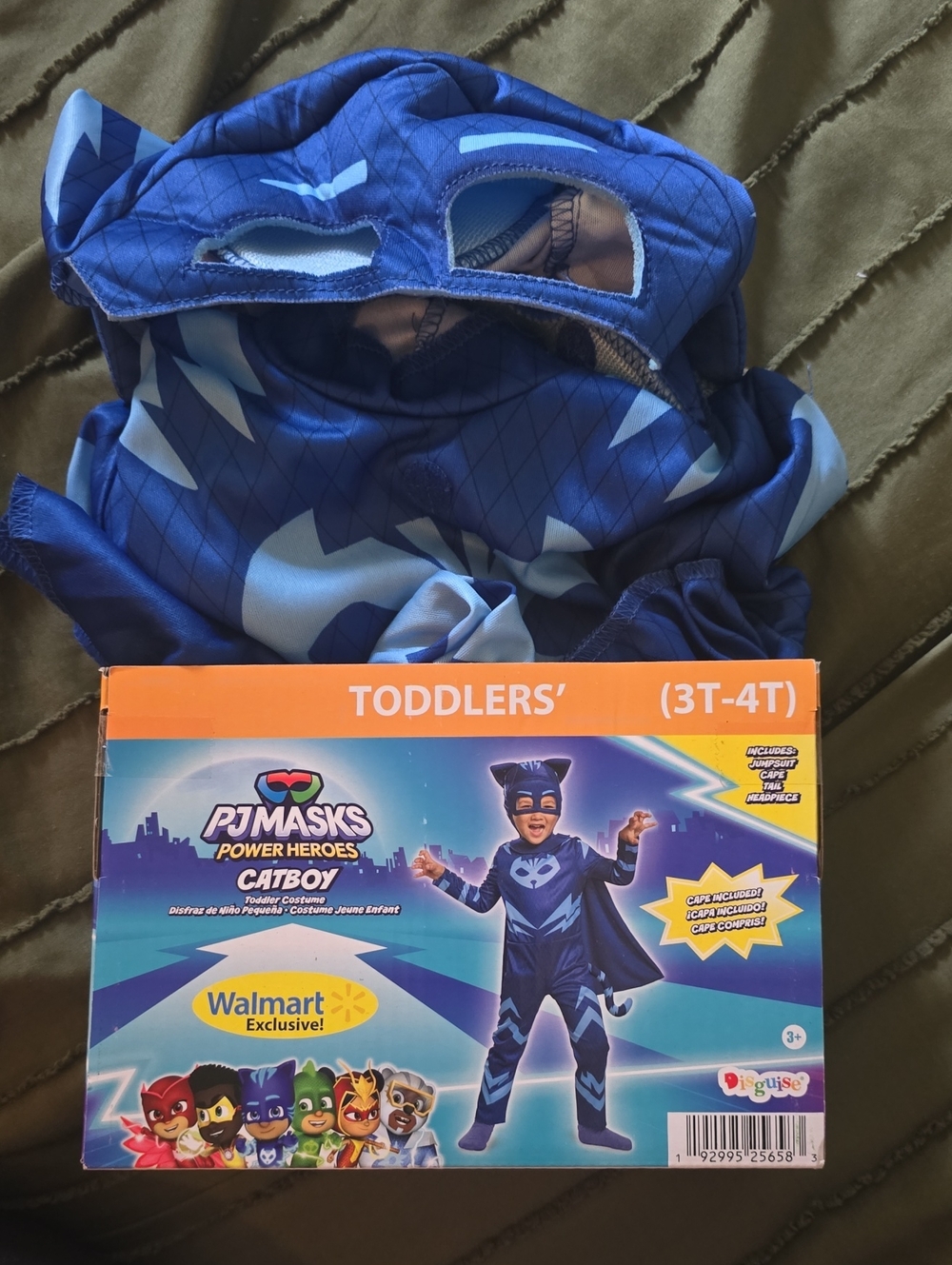 Brand New! Catboy Toddler Costume - Blue (3T-4T)